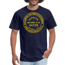 Baldwin Locomotive Works Builder's Plate Burnham - Unisex Classic T-Shirt - navy