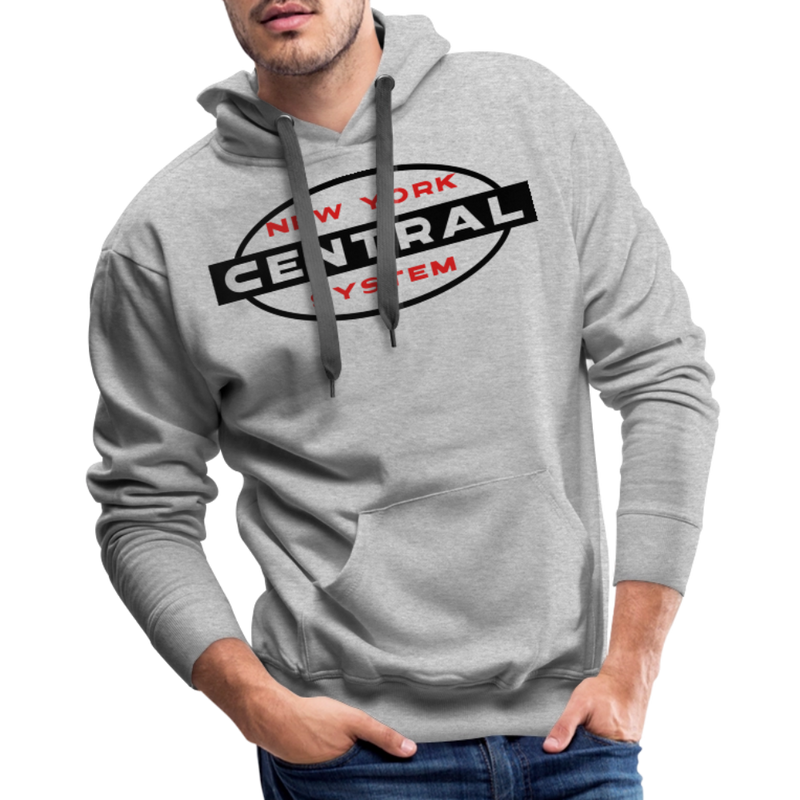 New York Central System - Men’s Premium Hoodie - heather grey