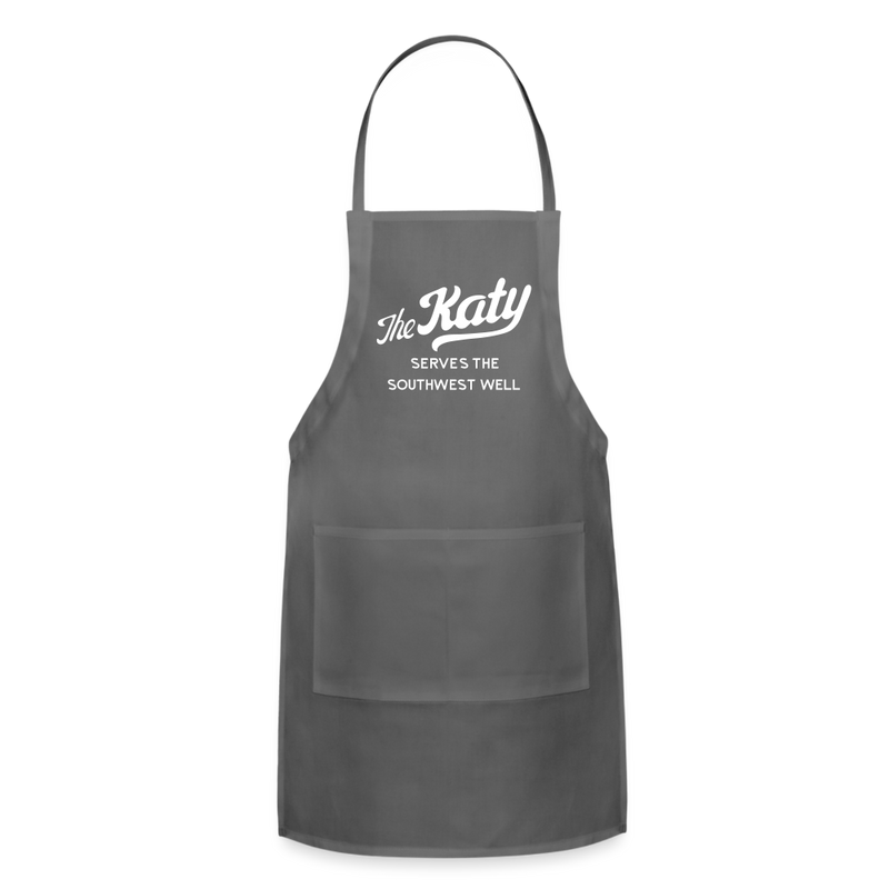 The Katy Serves the Southwest Well - Adjustable Apron - charcoal