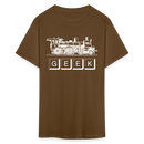 Train Geek - Unisex Classic T-Shirt - brown