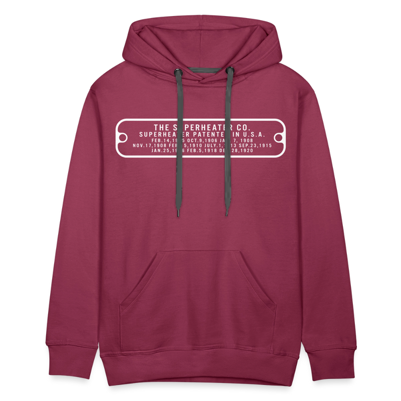 The Superheater Co - Men’s Premium Hoodie - burgundy