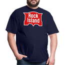 Rock Island Logo - Unisex Classic T-Shirt - navy
