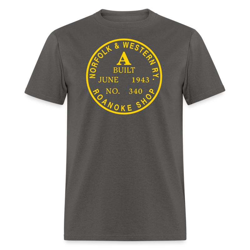 Norfolk & Western Class A Builder's Plate - Unisex Classic T-Shirt - charcoal