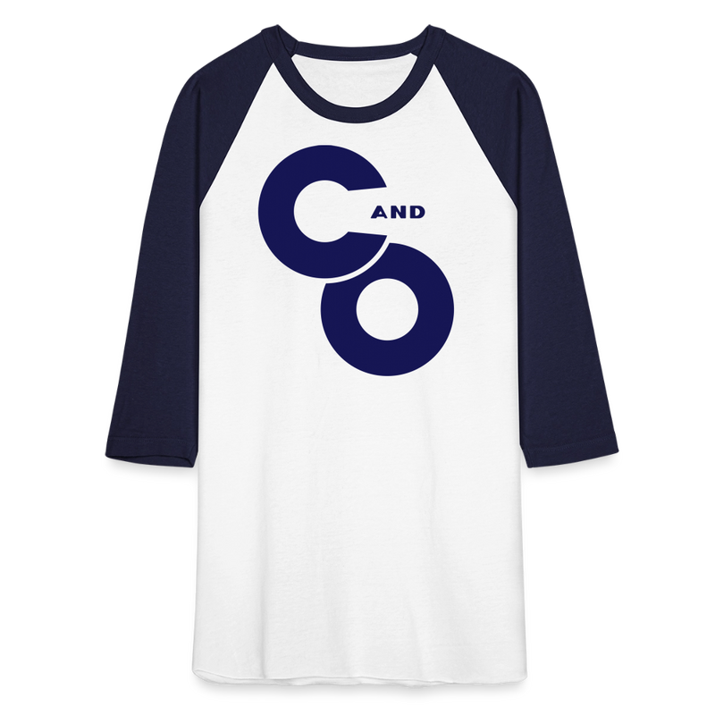 Chesapeake & Ohio - Baseball T-Shirt - white/navy