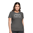 ALCO Builder's Plate - Women's T-Shirt - charcoal