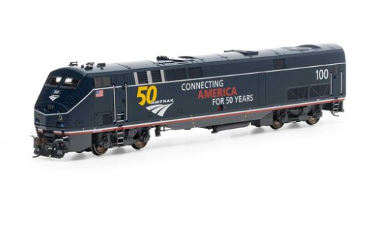 Athearn Genesis ATHG81314 HO AMD103/P42 w/DCC and Sound, Amtrak/50th Anniversary Blue