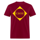 Erie Logo - Unisex Classic T-Shirt - burgundy
