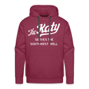 The Katy Serves the Southwest Well - Men’s Premium Hoodie - burgundy