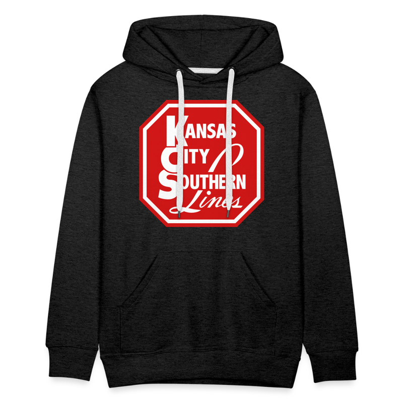 Kansas City Southern Lines - Men’s Premium Hoodie - charcoal grey