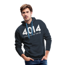 Union Pacific Big Boy 4014 Cab Info Dark - Men’s Premium Hoodie - navy