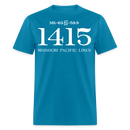 Missouri Pacific Lines Cab Info - Unisex Classic T-Shirt - turquoise