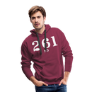 Milwaukee Road S3 Cab Info - Men’s Premium Hoodie - burgundy