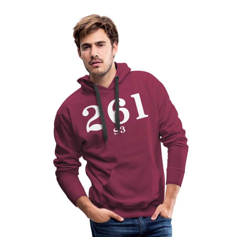 Milwaukee Road S3 Cab Info - Men’s Premium Hoodie - burgundy