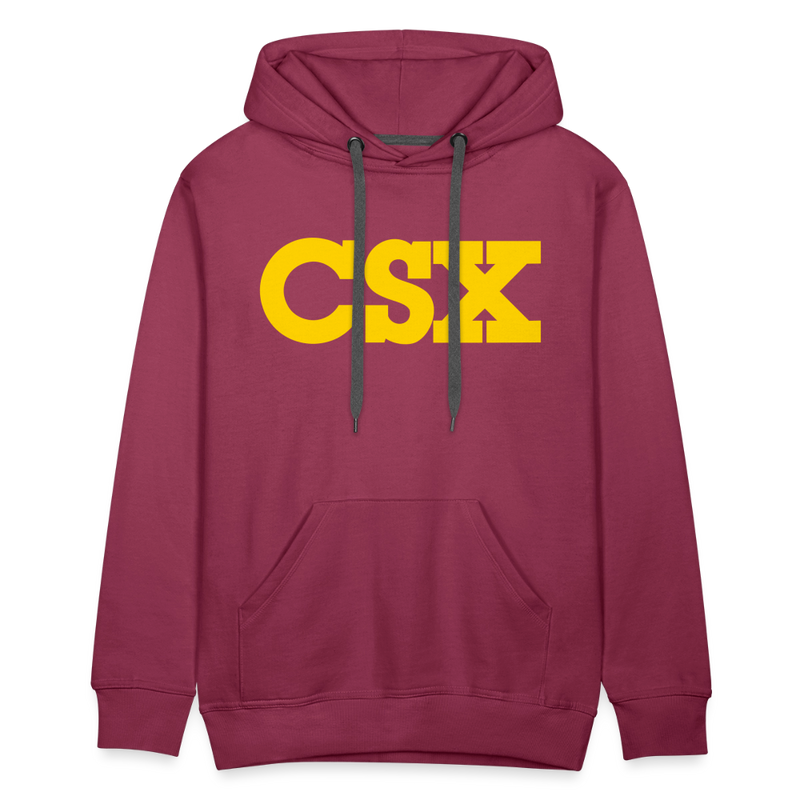 CSX - Men’s Premium Hoodie - burgundy