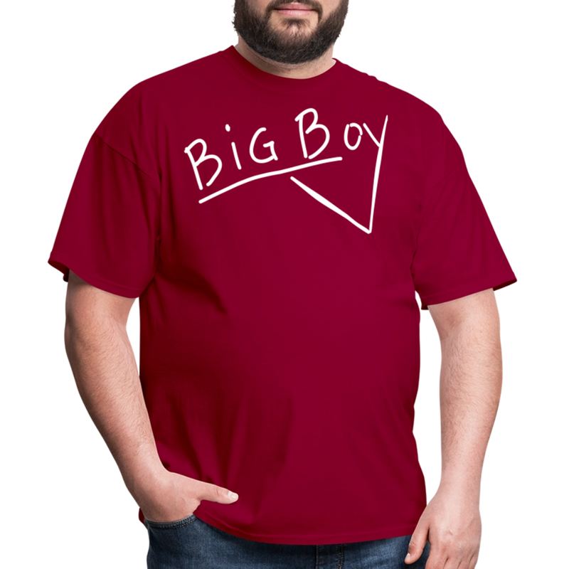 UP Big Boy Chalk Scrawl - Unisex Classic T-Shirt - dark red
