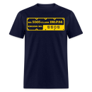 Pennsylvania T1 5505 Plate - Unisex Classic T-Shirt - navy
