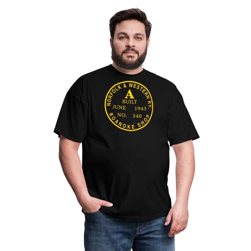 Norfolk & Western Class A Builder's Plate - Unisex Classic T-Shirt - black