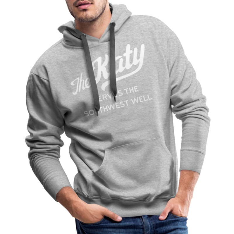 The Katy Serves the Southwest Well - Men’s Premium Hoodie - heather grey