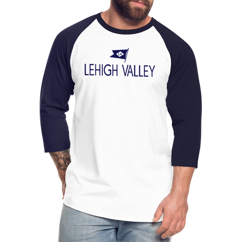 Lehigh Valley - Baseball T-Shirt - white/navy