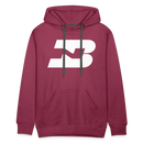 Burlington Northern - Men’s Premium Hoodie - burgundy