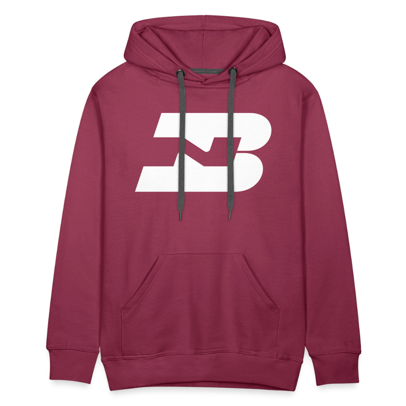 Burlington Northern - Men’s Premium Hoodie - burgundy