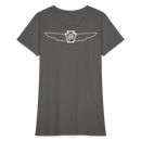 Pennsylvania Streamlined K4 Wings Herald - Women's T-Shirt - charcoal