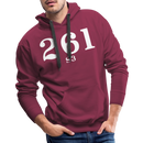Milwaukee Road S3 Cab Info - Men’s Premium Hoodie - burgundy