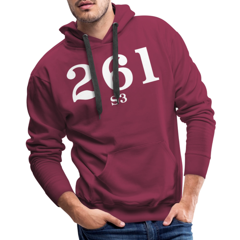 Milwaukee Road S3 Cab Info - Men’s Premium Hoodie - burgundy