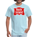 Rock Island Logo - Unisex Classic T-Shirt - powder blue