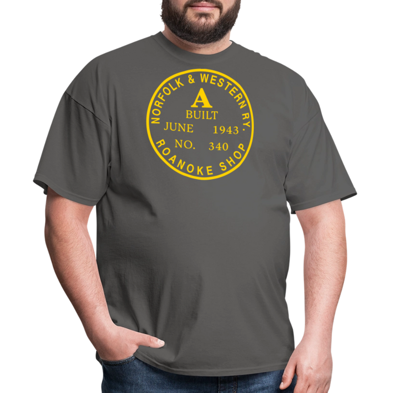 Norfolk & Western Class A Builder's Plate - Unisex Classic T-Shirt - charcoal