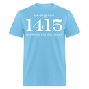 Missouri Pacific Lines Cab Info - Unisex Classic T-Shirt - aquatic blue