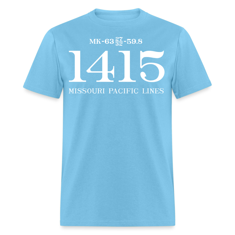 Missouri Pacific Lines Cab Info - Unisex Classic T-Shirt - aquatic blue