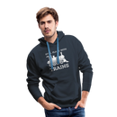 Still Plays With Trains - Men’s Premium Hoodie - navy