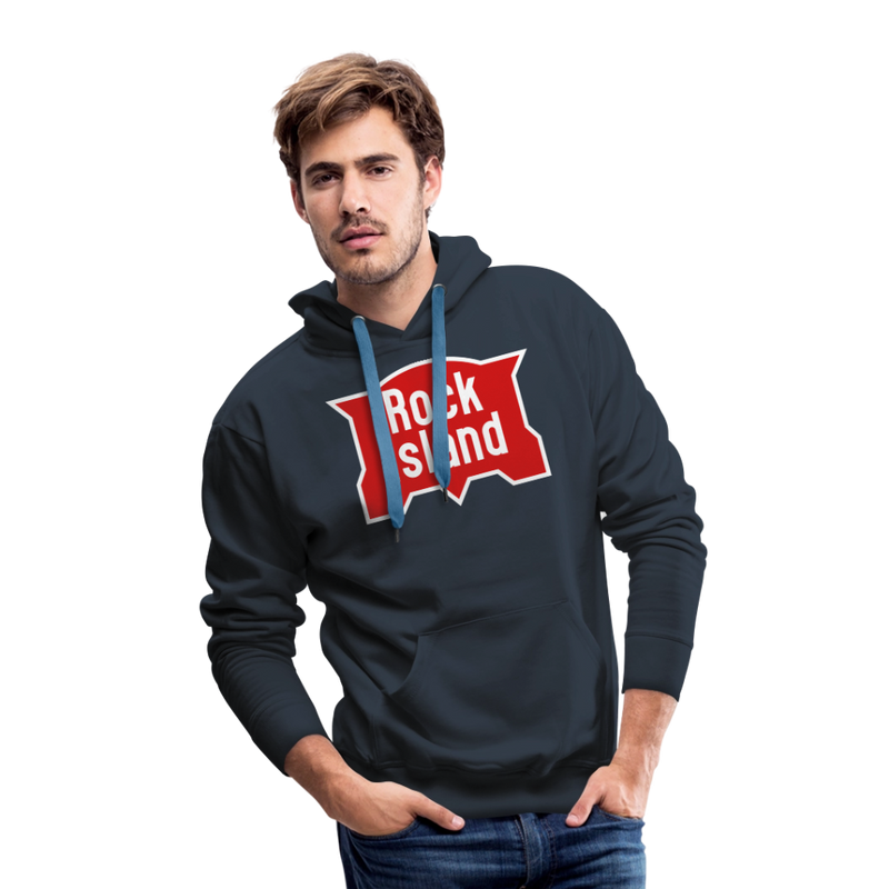 Rock Island Logo - Men’s Premium Hoodie - navy