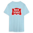 Rock Island Logo - Unisex Classic T-Shirt - powder blue