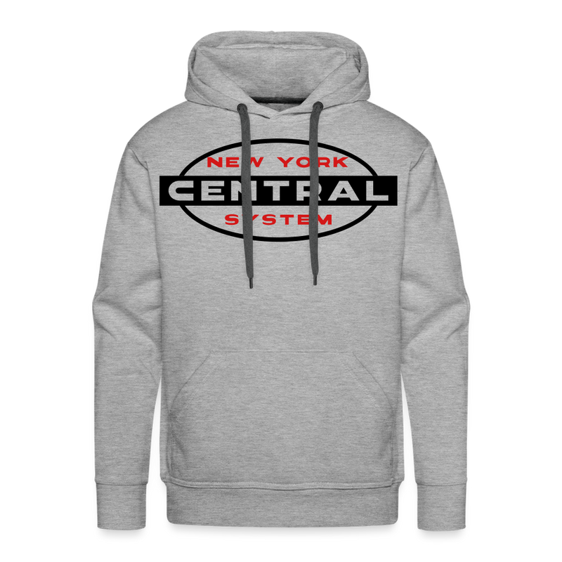 New York Central System - Men’s Premium Hoodie - heather grey