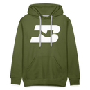 Burlington Northern - Men’s Premium Hoodie - olive green