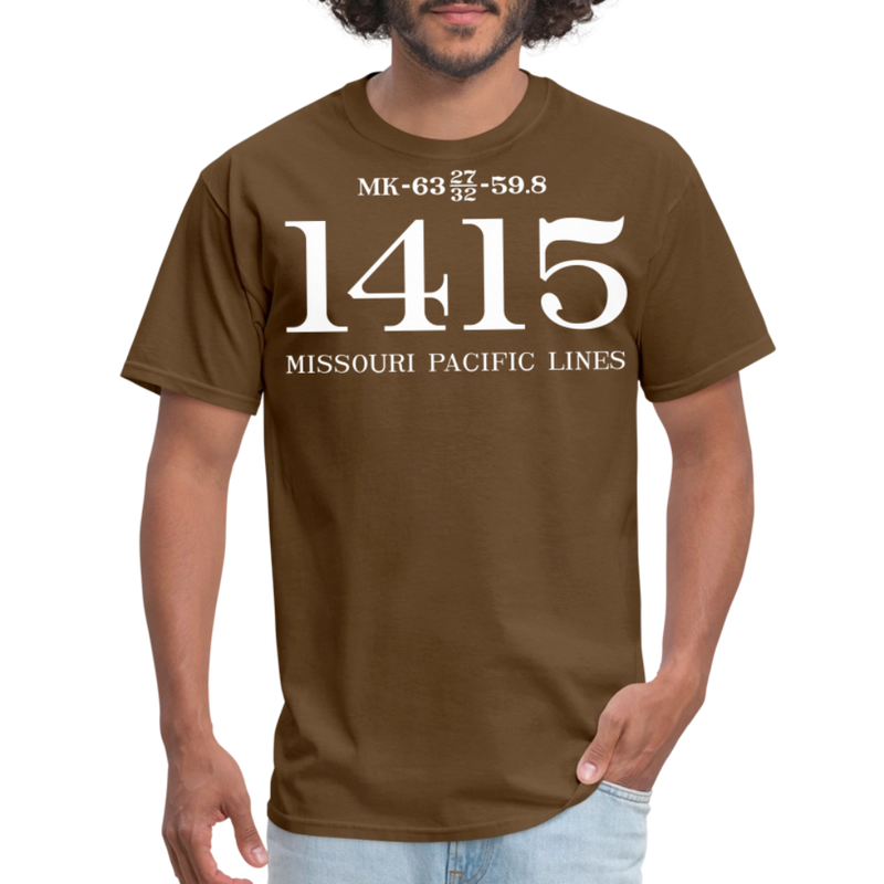 Missouri Pacific Lines Cab Info - Unisex Classic T-Shirt - brown