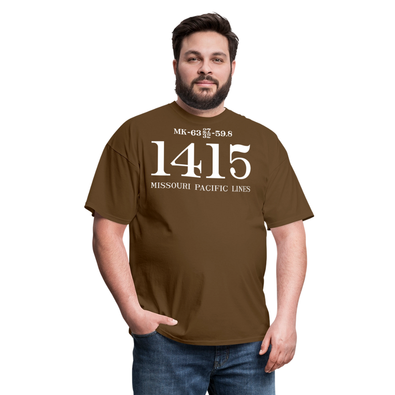 Missouri Pacific Lines Cab Info - Unisex Classic T-Shirt - brown