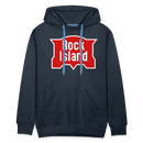 Rock Island Logo - Men’s Premium Hoodie - navy