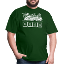 Train Geek - Unisex Classic T-Shirt - forest green
