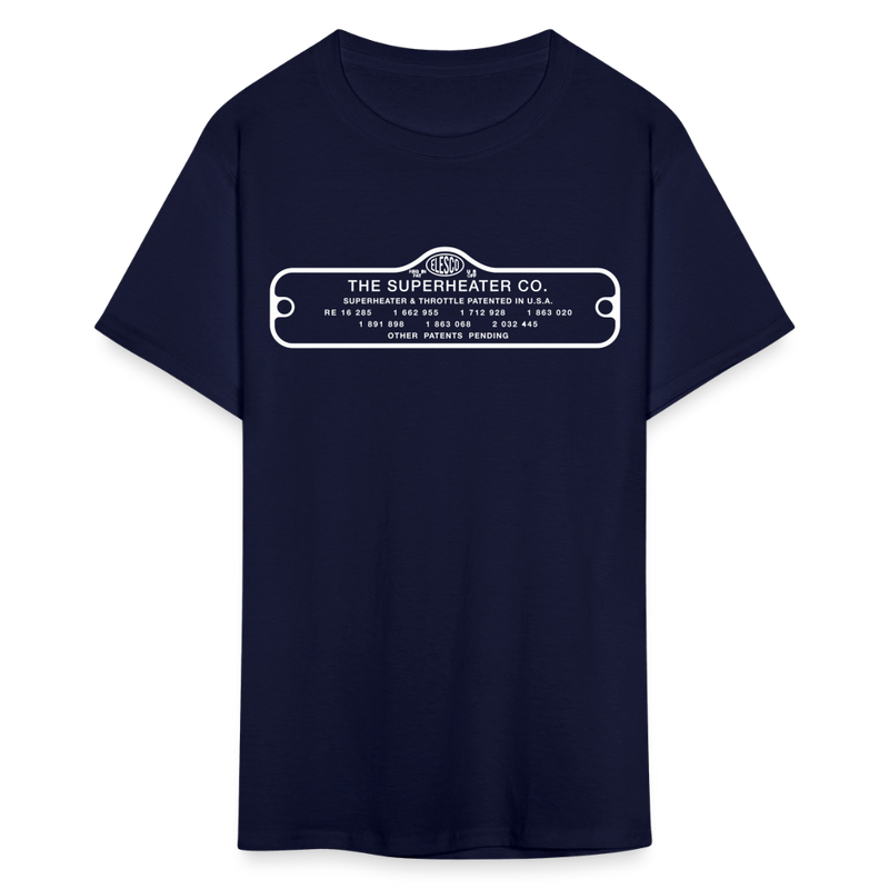 The Superheater Co Contoured - Unisex Classic T-Shirt - navy