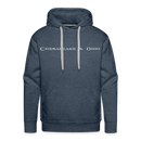Chesapeake & Ohio - Men’s Premium Hoodie - heather denim