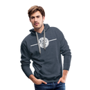 Atlantic Coast Line - Men’s Premium Hoodie - heather denim