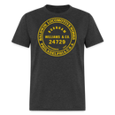 Baldwin Locomotive Works Builder's Plate Burnham - Unisex Classic T-Shirt - heather black