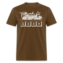 Train Geek - Unisex Classic T-Shirt - brown