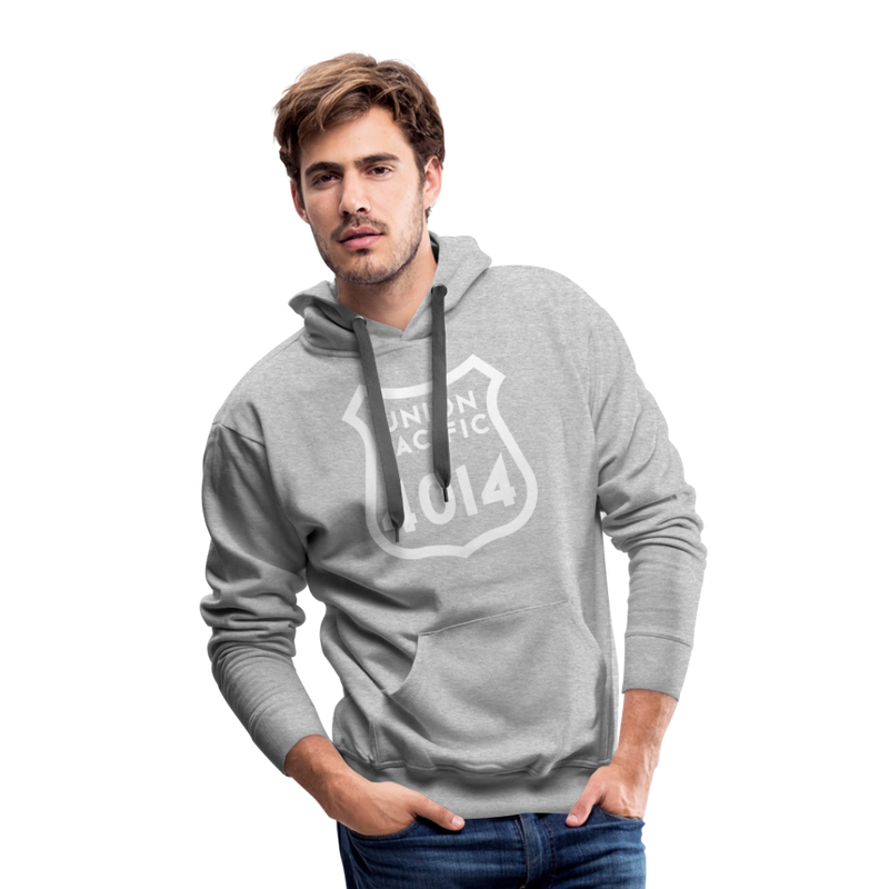 Union Pacific Big Boy 4014 Herald - Men’s Premium Hoodie - heather grey