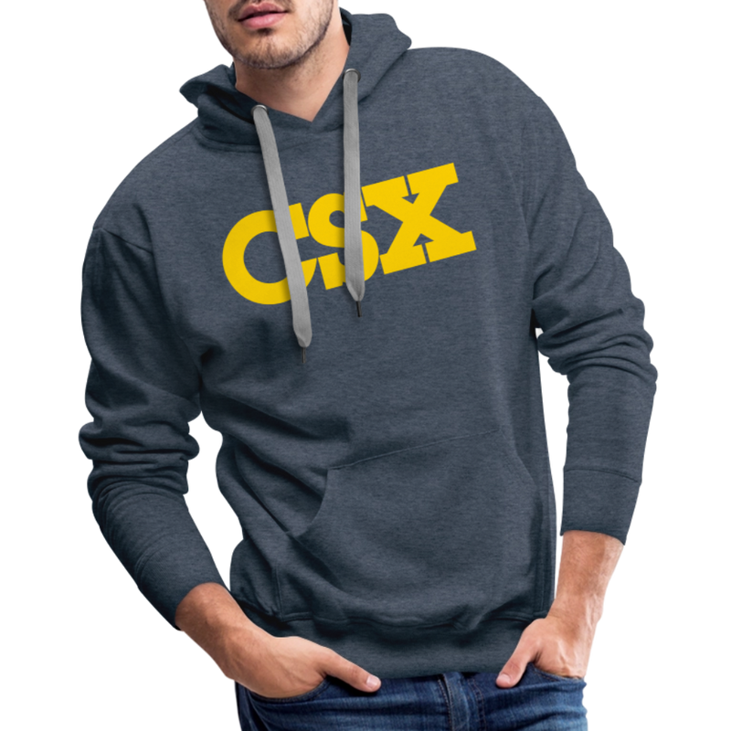 CSX - Men’s Premium Hoodie - heather denim