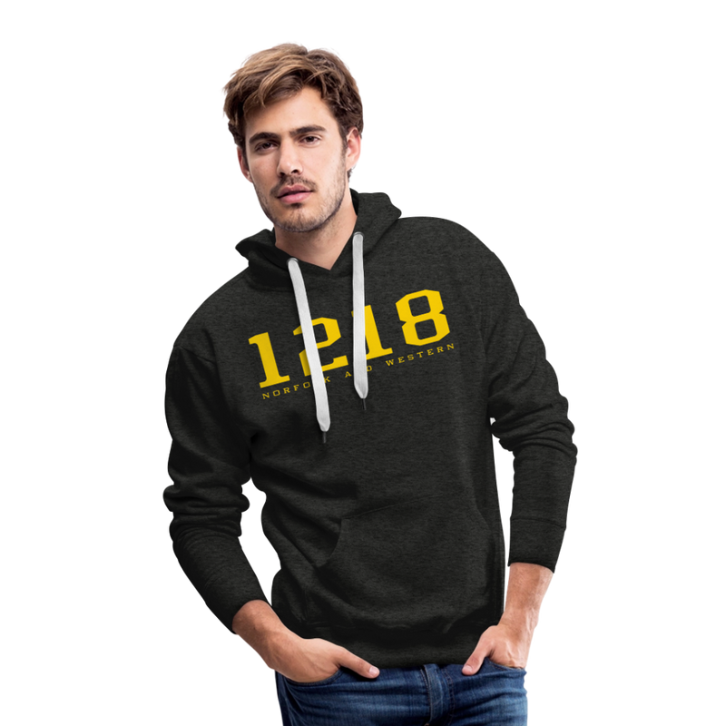 Norfolk and Western 1218 - Men’s Premium Hoodie - charcoal grey