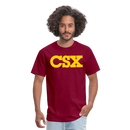 CSX - Unisex Classic T-Shirt - burgundy